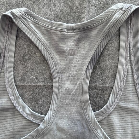 Lululemon Marble‎ Dye Womens 12 Rhio Gray Swiftly Tech Tank - Picture 6 of 6